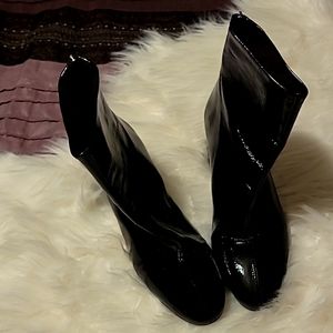 Topshop size 38 patent leather boots